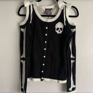Too Fast Skeleton Sweater